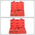 15 Pcs Metric Thread Chaser Set 7 Rethread Repair Tool Kit Restorer And Rethreading For Cleaning Repairing Worn Threads