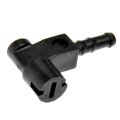 Windshield Wiper Nozzle For Freightliner Fld132 2003 To 2010 Driver Or Passenger Side Plastic Black 0 063 In Hose Port 