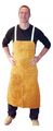 Radnor 24 X 42 Brown Side Split Leather Bib Apron Two Chest Pockets 