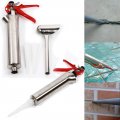 Caulking Guns Stainless Steel Hand Mortar Applicator Sprayer Grout 2 Nozzles Mortar Pointinging Tool For Cement Lime Cement 