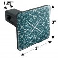 Fish Bones And Plastic Sea Ocean Pattern Tow Trailer Hitch Cover Plug Insert