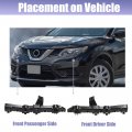 X Autohaux 1 Pair Left And Right Side Front Bumper Mounting Support Bracket No 62222df30a 62223df30a For Nissan Rogue Sport