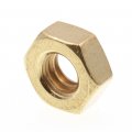 Prime-line Machine Screw Hex Nuts 1 4 In -20 Solid Brass 50 Pack 
