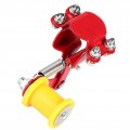 Qiilu Motorcycle Chain Guide Heavy Duty Tensioner Adjuster Bolt On Roller Modified Accessories Universal Tool Red Go Kart