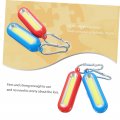 Yardwe 6 Pcs Blue Flashlight Keyring With Light Tiny Led Keychain Ultra Bright Super Red Pendant Mini