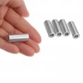 Uxcell 10pcs Aluminum Spacer 5mm Bore 10mm Od 25mm Length Screw Standoff Bushing Plain Finish Round For M5 Screws Bolts And