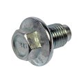 Engine Oil Drain Plug For Lincoln Mark Lt 2008 Carbon Steel Silver Flanged Hex Replacement F75z6730 Ba And Jzh100062 5 8 Bolt 