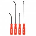 20758a O-ring Pick Set 4 Piece Automotive Seal Puller Hook With Spoon And Contoured Tips For Seals O-rings 