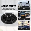 X Autohaux 4pcs Ac Air Conditioning Outlet Vent Ajustable Round Louvered Knob With Buckle For Rv Yacht 118mm 86mm 82mm