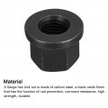 Uxcell M20 Flange Hex Nut Grade 10 9 Carbon Steel Black Oxide Finished For Machinery
