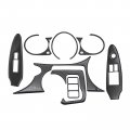 Secosautoparts 8pcs Carbon Fiber Interior Full Decorative Cover Trim Compatible With Nissan 370z 2009-2020