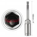 Uxcell 3 Pcs 1 4 Quick-change Hex Shank 13mm Nut Setter Driver Drill Bit 100mm Length Metric No-magnetic