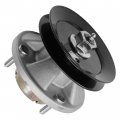 Caltric Spindle Assembly With Pulley Bolt Compatible John Deere Am126418