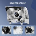 Ocpty Headlight Assembly Pair Replacement For 00-04d Excursion 99-05d F-250 Super Dutyd F-350 99-04 For Ford For F-450 For