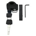 Usonline911 New Motorcycle Universal Helmet Lock For 25mm Engine Crankcase Crash Bar Motorbike