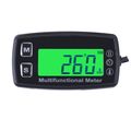 Runleader Rl-hm035t -20-300 Inductive Tachometer With Hour Meter Thermometer Backlit Display For All Gasoline Engine Atv Utv 