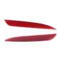 Kia Optima 2016 2017 2018 Bumper Reflectors Rear Driver And Passenger Side Pair Capa Red Lens For Models With Single Exhaust 