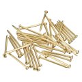 140pcs Small Tiny Nails 1 5x25mm Dxl Brass Hardware Round Head Nail For Wooden Diy Projects Decorative Boxes Household Tone 
