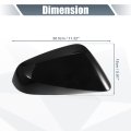 Gloss Black Rear View Side Mirror Cover Cap Overlay For Lexus Rx 2023 1 Pair Driver And Passenger Exterior Decoration Trims Abs