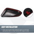 Gloss Black Rear View Side Mirror Cover Cap Overlay For Lexus Rx 2023 1 Pair Driver And Passenger Exterior Decoration Trims Abs