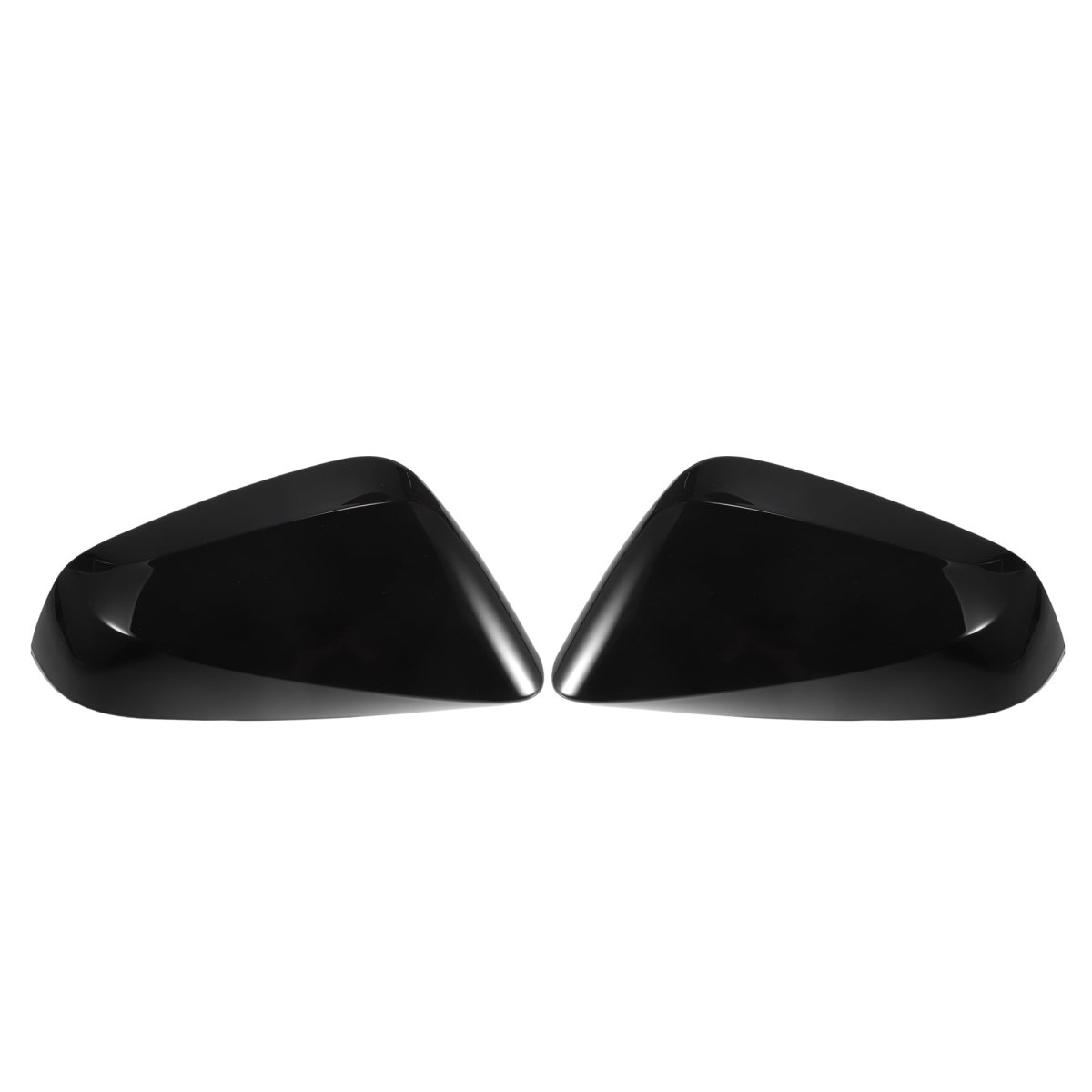 Gloss Black Rear View Side Mirror Cover Cap Overlay For Lexus Rx 2023 1 Pair Driver And Passenger Exterior Decoration Trims Abs