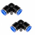 Fuel Line Connector Plastic Elbow Design 10mm Fitting Quick Disconnect End 1 And 2 Alx-pau-rb-800-324-cl360a50 