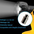 Hqrp 180lm High Power 3w Led Replacement Flashlight Bulb For 3-6 D C Cell Lanterns Flashlights Torchs 3 2v 9v Small Base