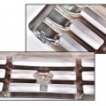 G-plus Front Bumper Grille Compatible With Bronco 1992-1996 Ford F150 F250 F350 1992-1997 Chrom Plastic F4tz8200a Fo1200173