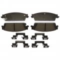 A-partrix 2set Front Rear Brake Pads Replacement Car Disc Pad Set Fits Cadillac Escalade 2008-2014 Esv Ext 2008-2013 M011 