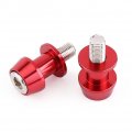 Swing Arm Stand Screw 8 10mm Motorcycle Cnc Aluminium Alloy Spool Sliders Protector Swingarm Bobbins 8mm-red