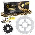 Niche Drive Sprocket Chain Combo For Honda Xr80 Xr75 Front 14 Rear 46 Tooth 420vm-x X-ring 100 Links