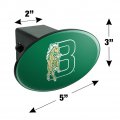 Bronx Community College Secondary Logo Oval Tow Hitch Cover Trailer Plug Insert 2