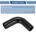 1 Pcs 35-38mm 38 -1 50 Id 120mm 4 72 Length 90 Degrees Black Car Silicone Hose Coolant Universal