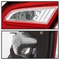 Tail Light Brake Lamp Replacement For 2016 2017 2018 Nissan Altima Left Driver Side Exotic Red Lens With Chrome Housing Factory