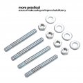 Carburetor Studs Kit 2a 1 2in Mounting Metal Carb Stud Set With Spacer For 5 16in Threads Intake Manifold