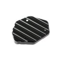 Hunter-bike For Mt-07 Kickstand Extension Pad Motorcycle Cnc Aluminum Foot Side Support Stand Plate Yamaha Mt07 Fz-07 Fz07