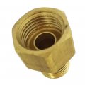 Brass Inverted Flare Fitting Brake Line Adapter Male Connector 5pcs 3 16 Od X 1 8 Npt