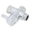 Keenso Copper Shower Arm Diverter Valve Precise Control 3-g1 2 For Handheld Quick Installation Electroplated
