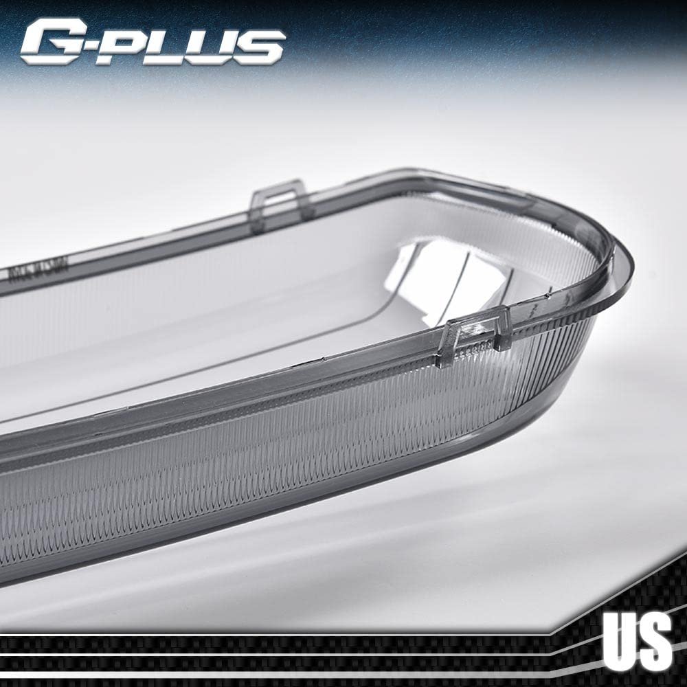 Front Headlight Lenses Cover For 1999-2002 Chevy Silverado 1500 2500 3500 Left Right Side Replacement A Pair Smoky Lens