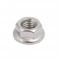 Uxcell 12pcs M6x1mm Pitch Metric Thread 304 Stainless Steel Left Hand Hex Flange Nut