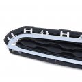 Chrome Front Bumper Hood Upper Grille Assembly Compatible For Chevy Cruze 2015 Abs Honeycomb Mesh