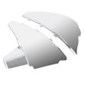 Chrome Battery Fairing Side Cover For Honda Shadow Vt600 Vlx 600 Steed400 1988 To 1998 Abs Plastic Rear Panels Set Of 2 