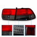 Amerilite 2 Door Rear Brake Taillights Red Smoke Pair For Honda Civic Passenger And Driver Side