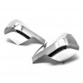 Sizver Chrome Full Door Mirror Covers For 2008-2012 Ford Escape 2008-2010 Mazda Tribute Mercury Mariner 