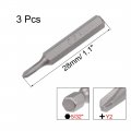 Uxcell Screwdriver Bits 3pcs 5 32 Inch Hex Shank Y2 0 Bit Set 28mm Length S2 Screw Driver Kit Tools