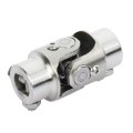 Single Chrome Steering U Joint Shaft 3 4 In Dd By 83mm Automotive Universal Coupling With 35 Degrees Working Angle Steel