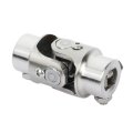 Single Chrome Steering U Joint Shaft 3 4 In Dd By 83mm Automotive Universal Coupling With 35 Degrees Working Angle Steel