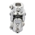 Single Chrome Steering U Joint Shaft 3 4 In Dd By 83mm Automotive Universal Coupling With 35 Degrees Working Angle Steel 