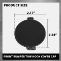 Black Front Bumper Tow Hook Eye Cap Cover For Jeep Compass 2 0l 4l 2017-2021 5sy62tzzab
