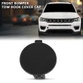 Black Front Bumper Tow Hook Eye Cap Cover For Jeep Compass 2 0l 4l 2017-2021 5sy62tzzab